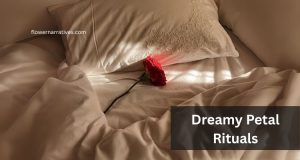 Keeping petals under the pillow