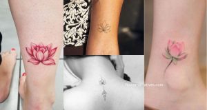 Pisces Zodiac Flowers Tattoo