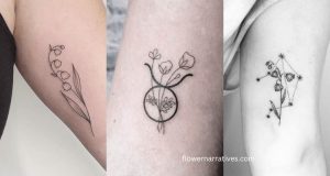 Taurus zodiac flower tattoo