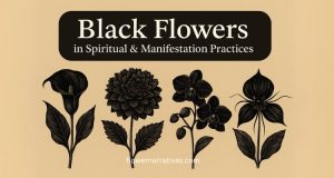 black flower