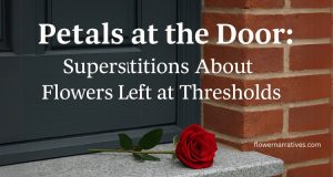 flowers at doorstep