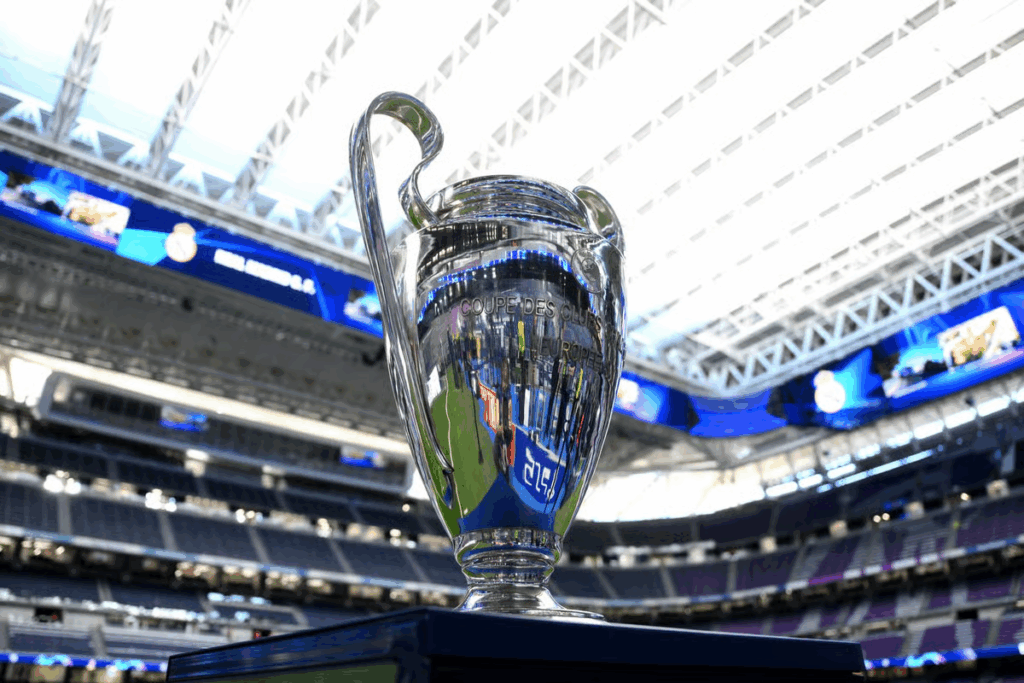 he League Cup trophy, gleaming under Wembley’s lights