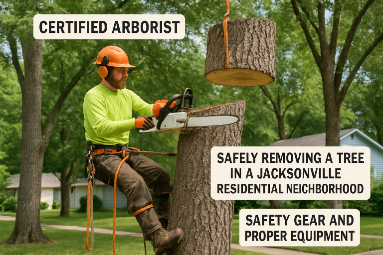 Safe Tree Removal Practices in Jacksonville, Florida